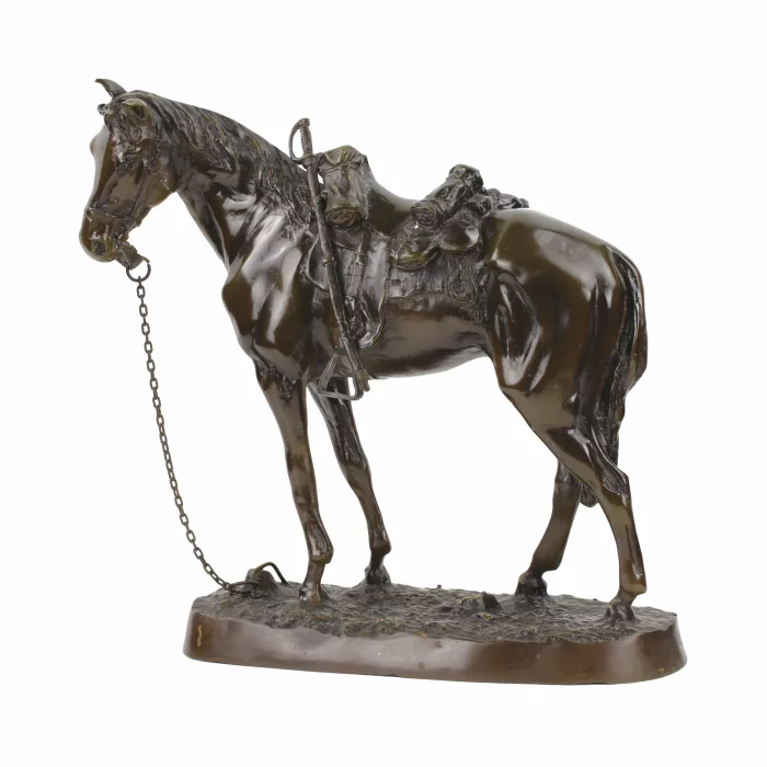 Sculpture en bronze Cheval