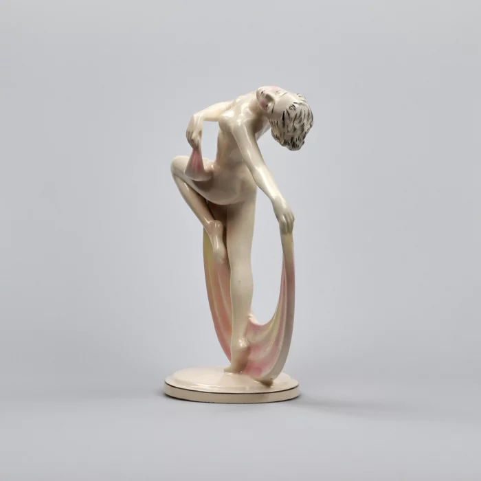 Figurine of a dancer in the Art Deco style.