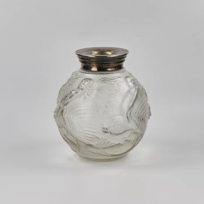 Vase en verre Art Deco.