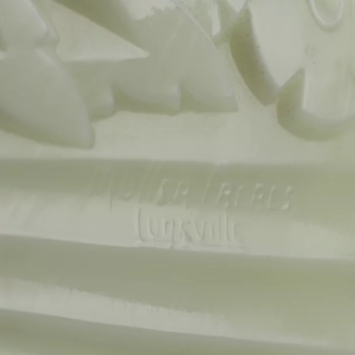 Milk glass Art Deco vase.
