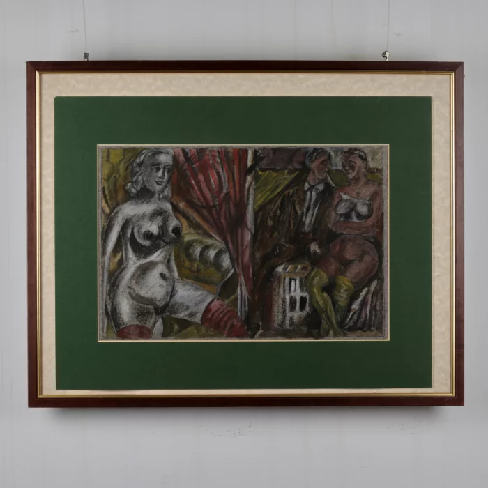 Adolf Zardinsh. Scène erotique. 1942
