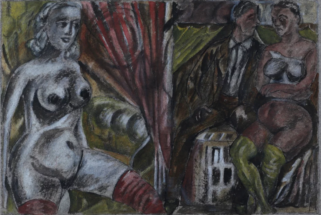 Adolf Zardinsh. Scène erotique. 1942