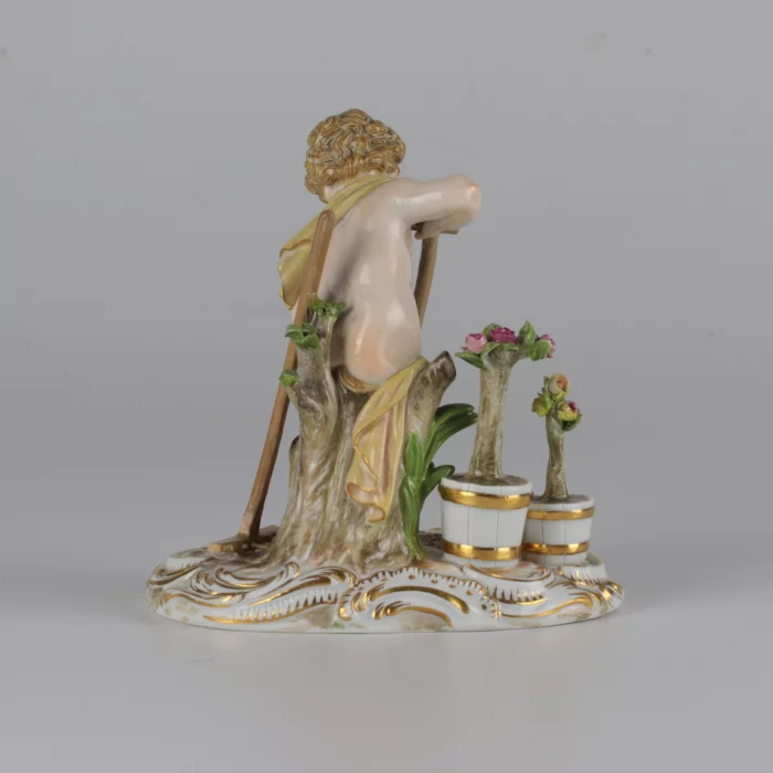 Фигурка садовника. Аллегория лета. Meissen. Рубеж 19-20 века.