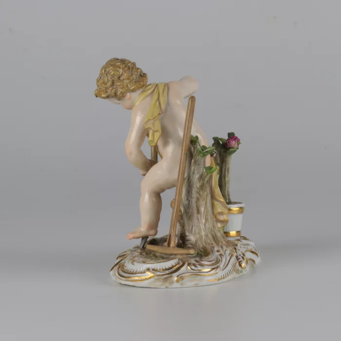 Фигурка садовника. Аллегория лета. Meissen. Рубеж 19-20 века.