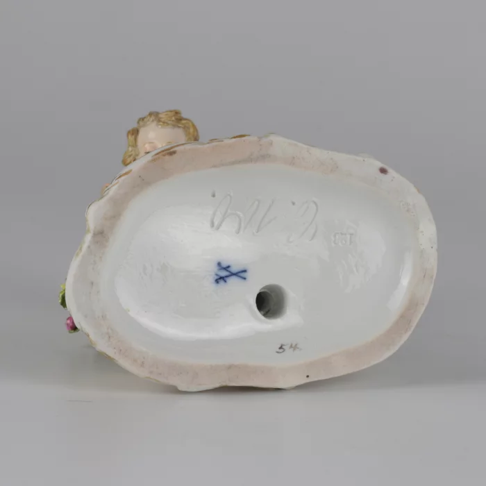 Фигурка садовника. Аллегория лета. Meissen. Рубеж 19-20 века.