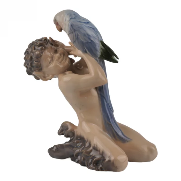 Copenhague. Faune et perroquet.