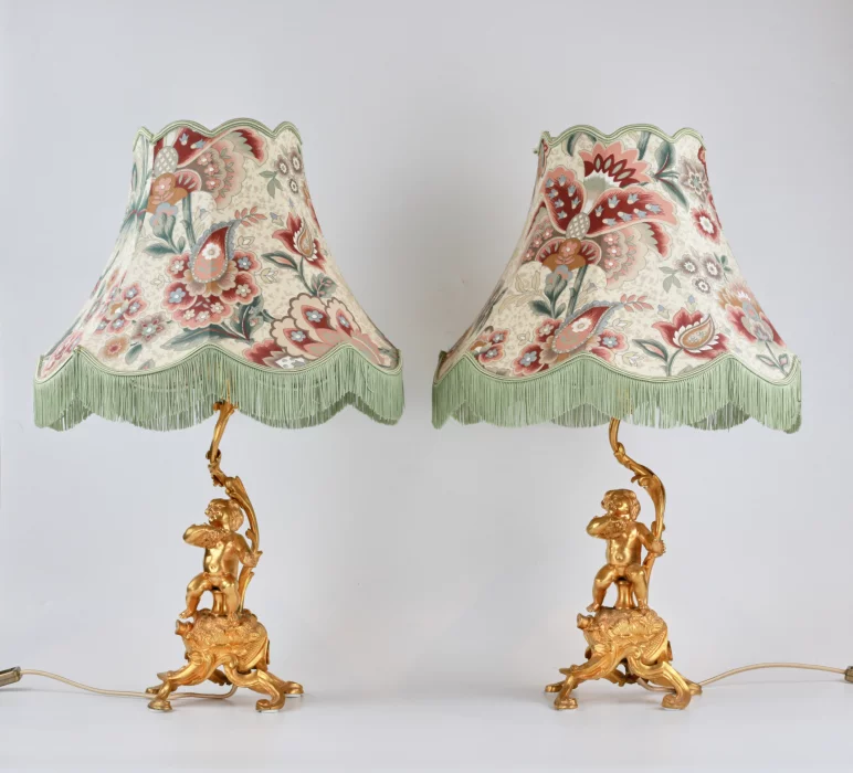 Paire de lampes de table "Putti"