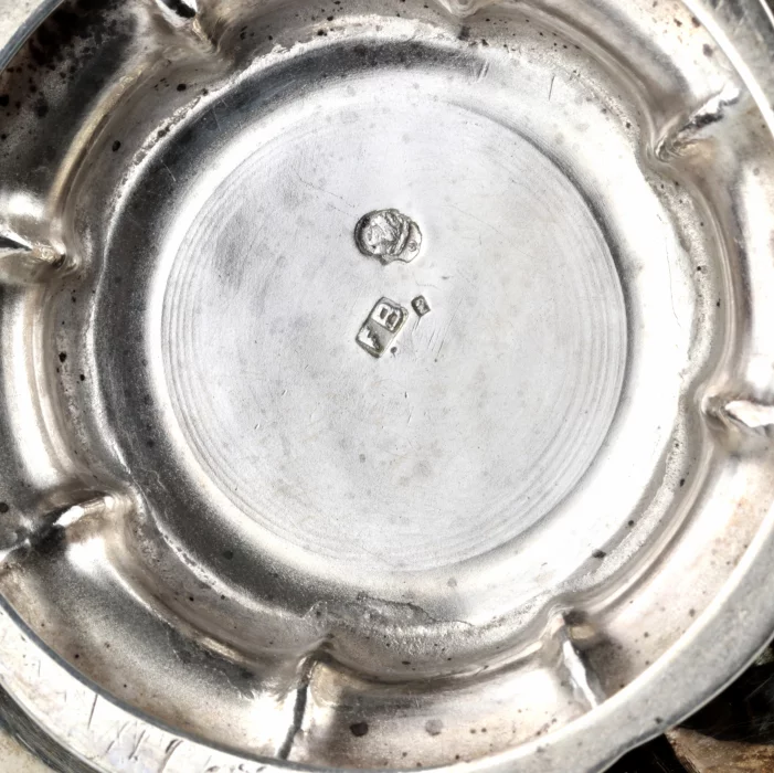 Service à cafe en porcelaine en argent. Annees 1920 