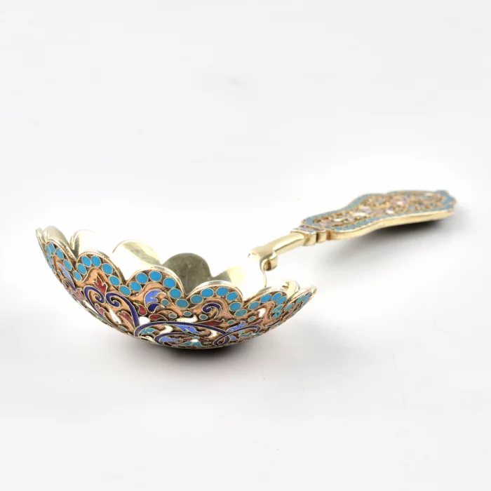 Серебряная ложечка для ягод Густава Клингерта.