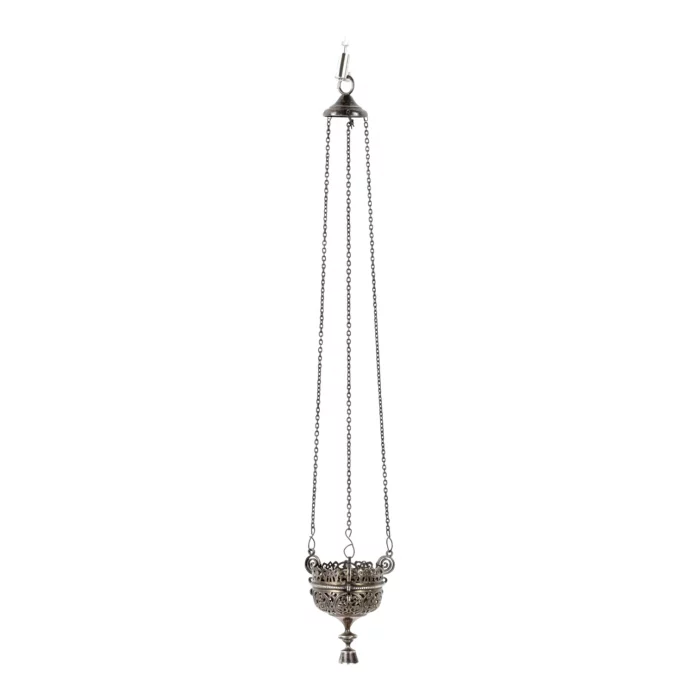 Lampada en argent de style neo-russe. 