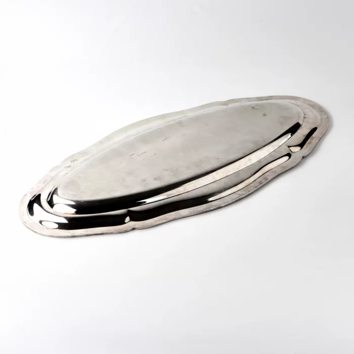 Silver tray. Royal Russia. 1880s. Moscow,