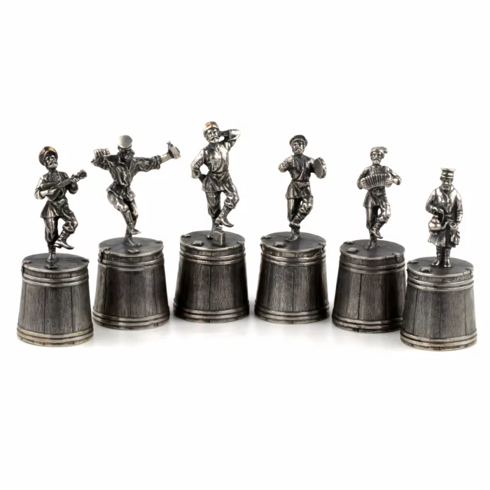 Ensemble de verres en argent 