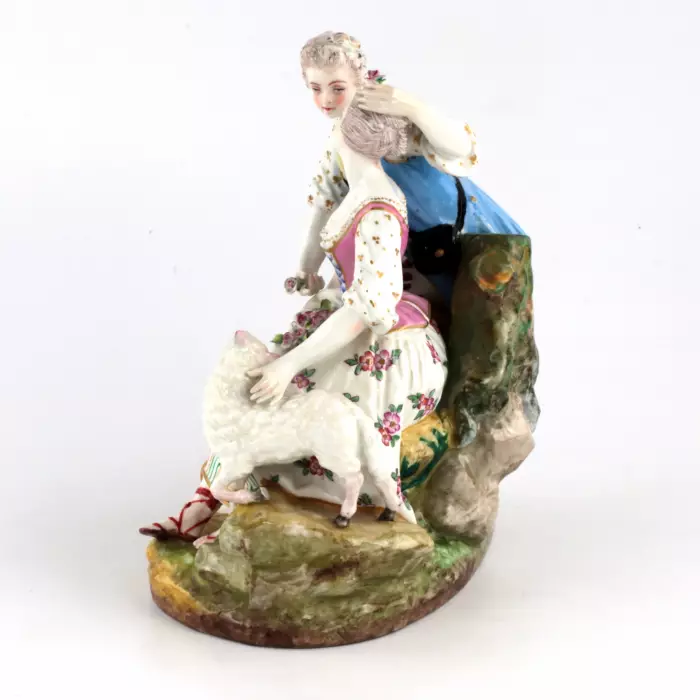 Meissen porcelain composition Couple in love