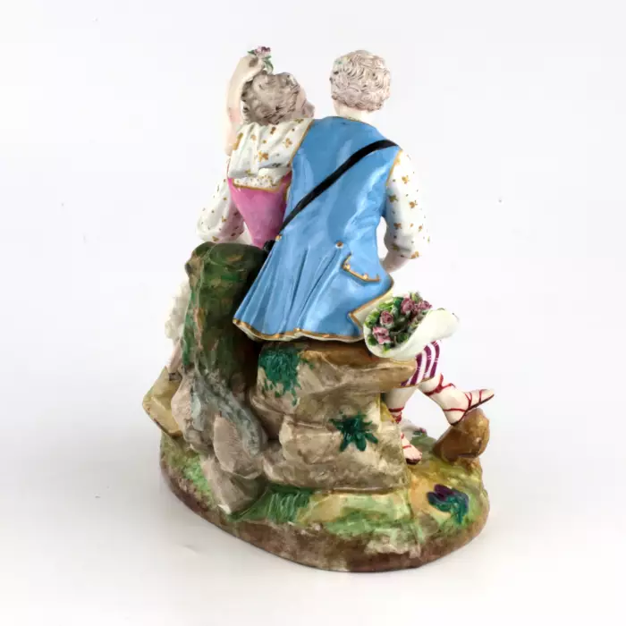 Meissen porcelain composition Couple in love