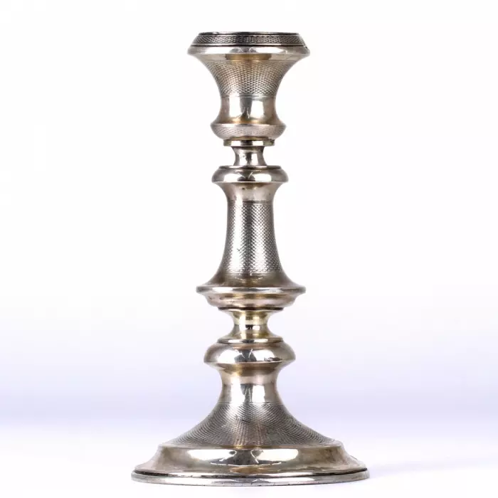 Silver candlestick. Russia, Moscow, 1873. 