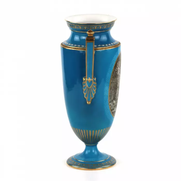 Vase peint. Manufacture imperiale de porcelaine 1881-1894 