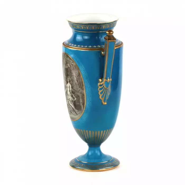 Vase peint. Manufacture imperiale de porcelaine 1881-1894 