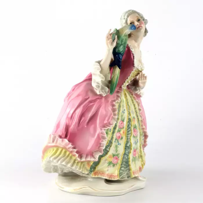 Lady with a Parrot Karl Ens
