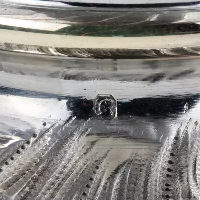 Paire de pichets à vin en argent de la fin du XIXe siècle. 