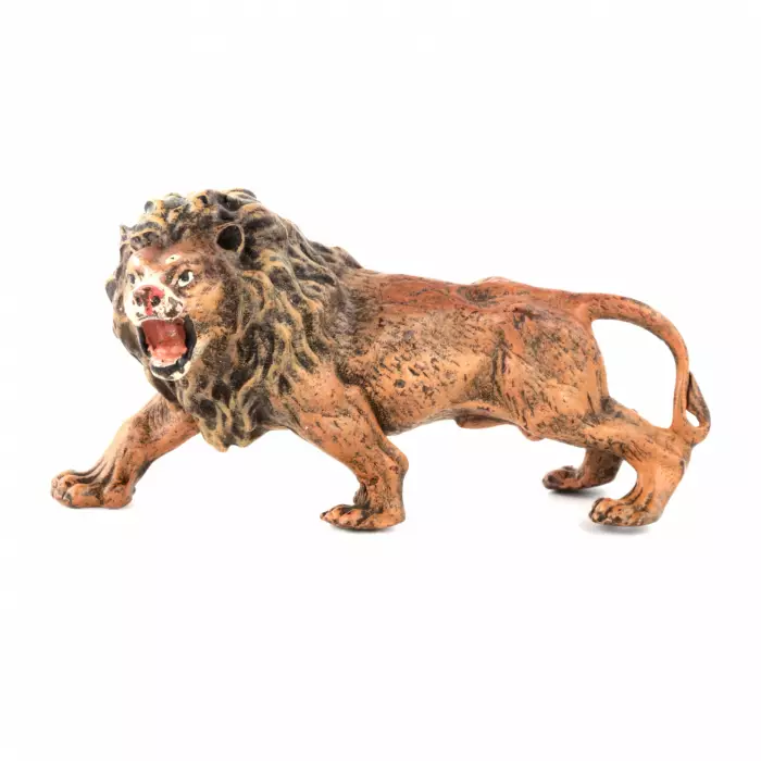 Miniature en bronze de Vienne Lion, usines Bergman. 