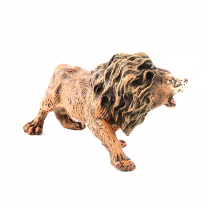 Miniature en bronze de Vienne Lion, usines Bergman. 