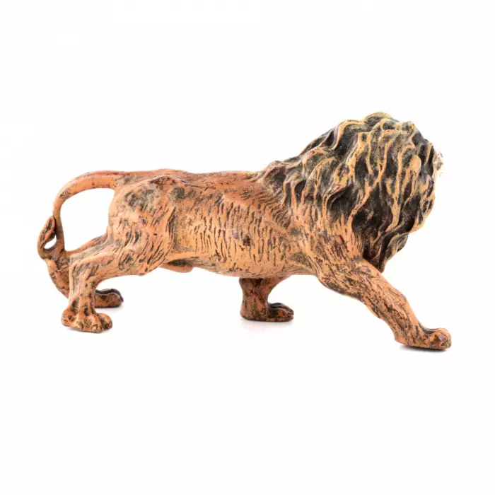 Miniature en bronze de Vienne Lion, usines Bergman. 