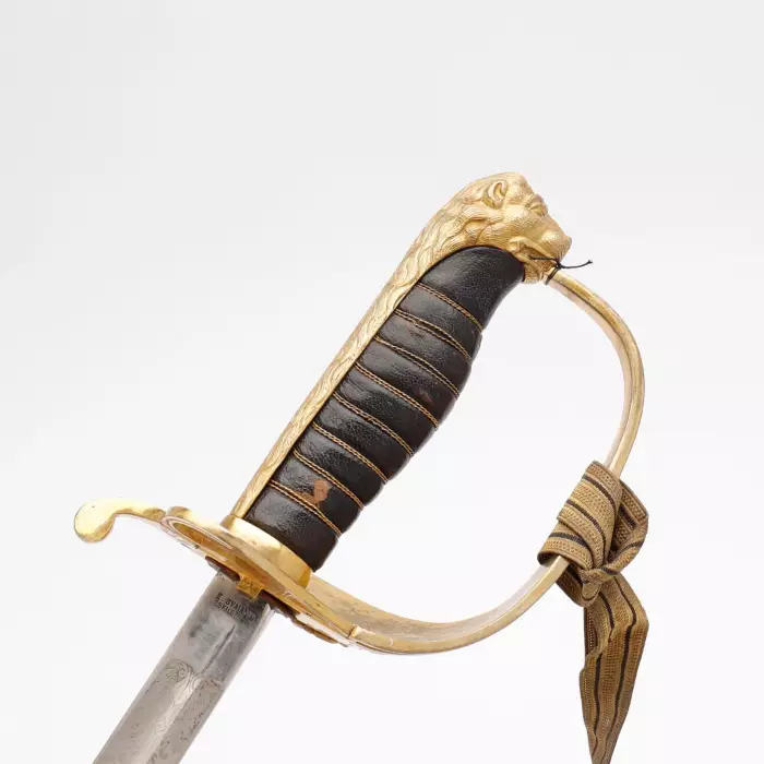 SABRE D`OFFICIER DE LA MARINE SUÉDOISE. MODÈLE 1876