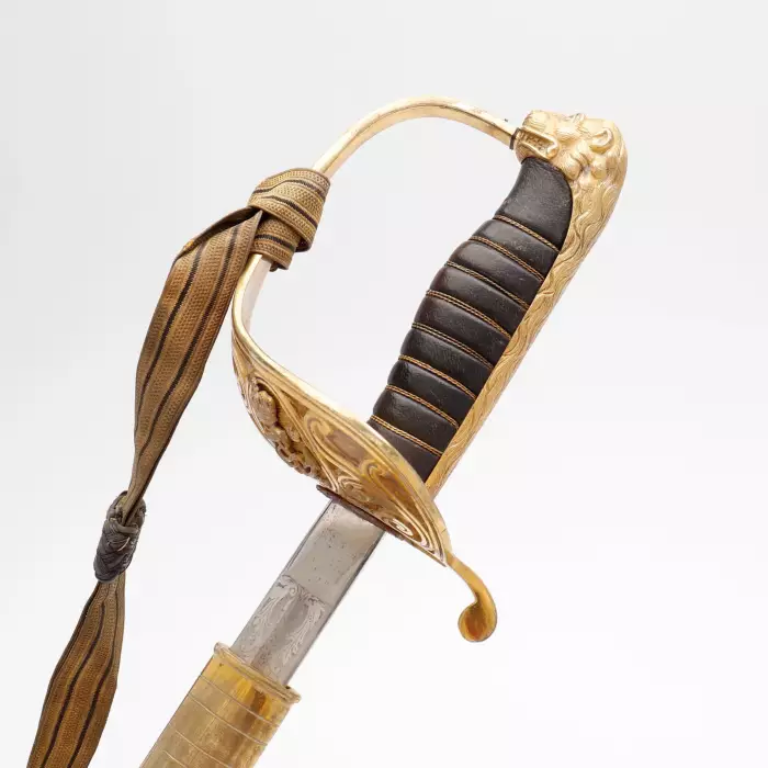 SABRE D`OFFICIER DE LA MARINE SUÉDOISE. MODÈLE 1876
