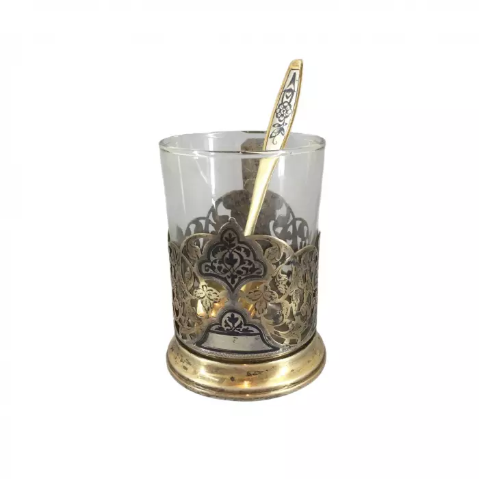 Silver cup holder 