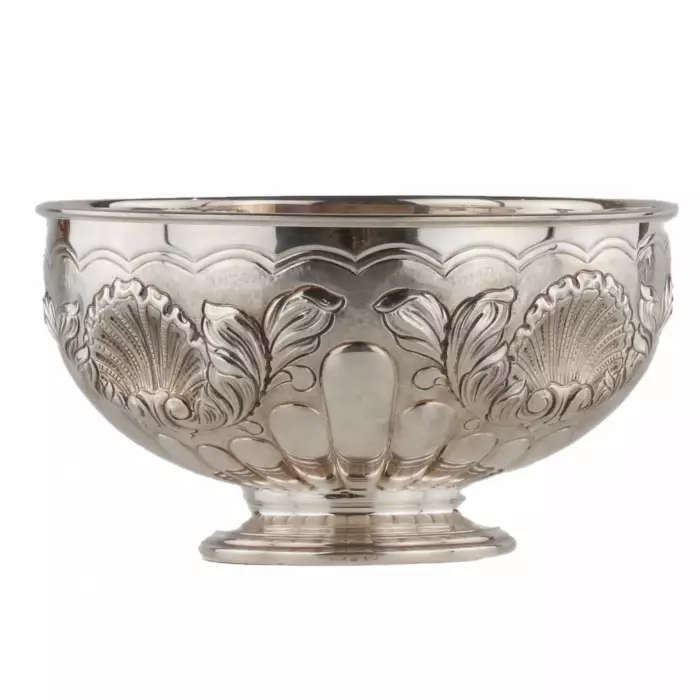 Coupe à champagne en argent. 