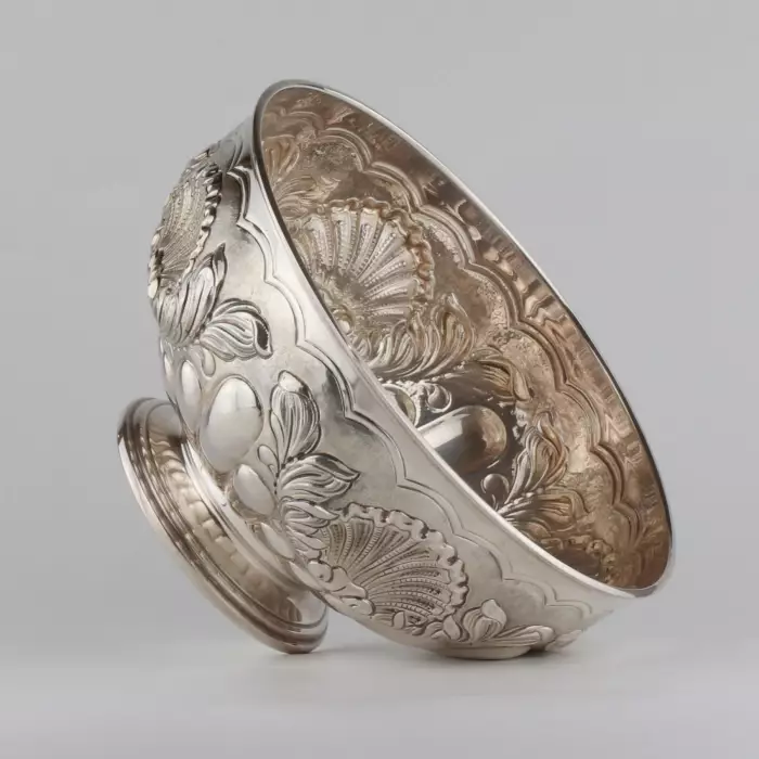 Silver champagne bowl. Italy. Pampaloni.