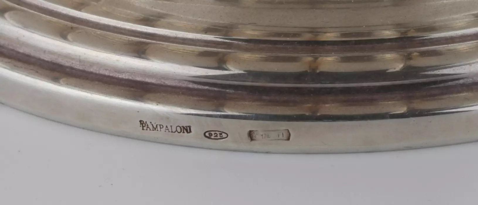 Silver champagne bowl. Italy. Pampaloni.