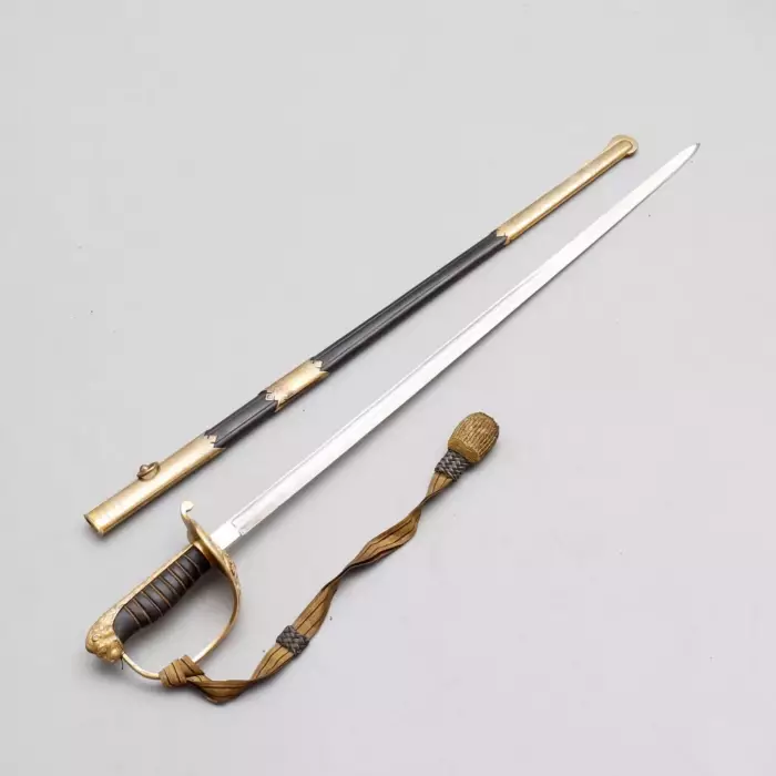 SABRE D`OFFICIER DE LA MARINE SUÉDOISE. MODÈLE 1876