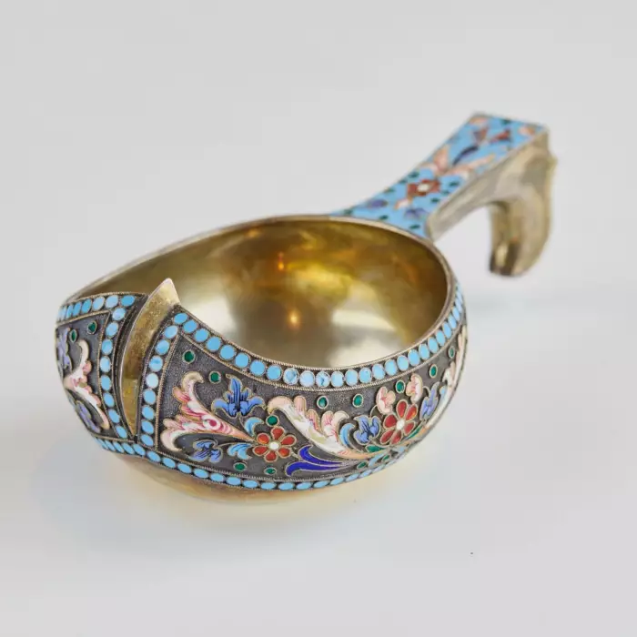 Russian silver kovsh