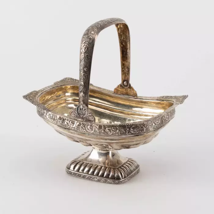 RUSSIAN SILVER EMPIRE STYLE BONBONNIÈRE. THOMAS SOHKA. ST PETERSBURG, 1837