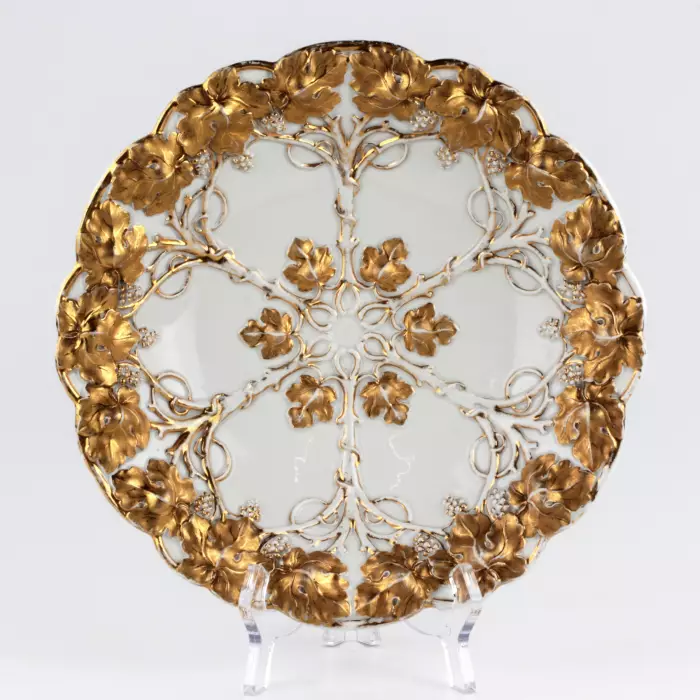Plat decoratif Meissen.