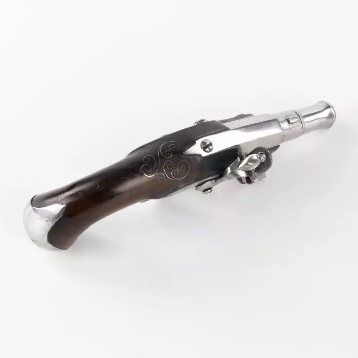 Pistolet à silex de poche. 