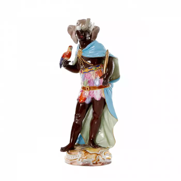 Figurine en porcelaine allegorie 