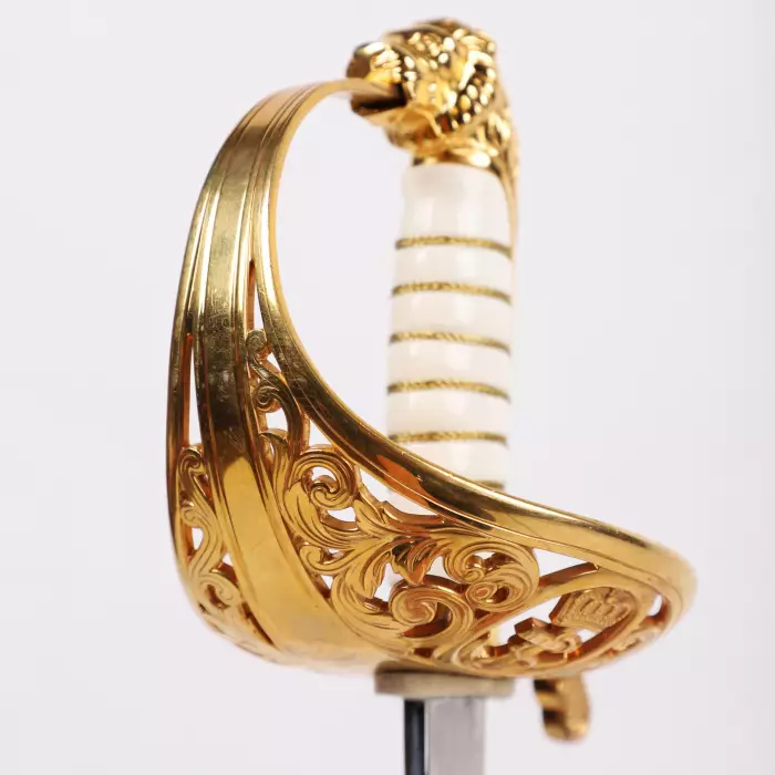Sabre d`officier de la marine neerlandaise. 