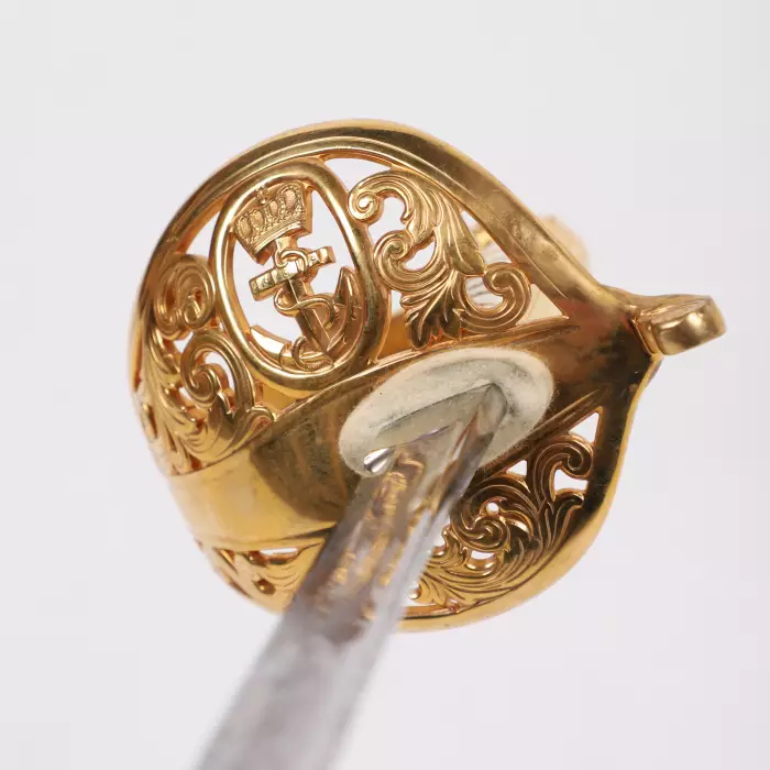 Sabre d`officier de la marine neerlandaise. 