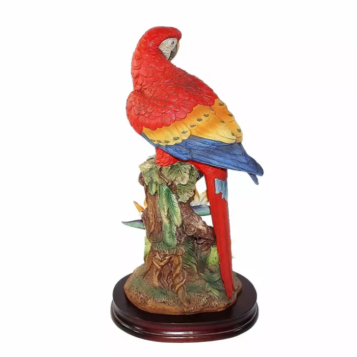 Porcelain parrot