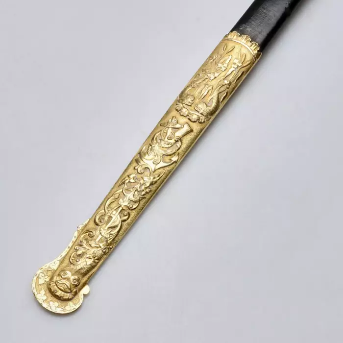 SABRE D`OFFICIER DE LA MARINE ROYALE SUÉDOISE. SUÈDE. SECONDE MOITIÉ DU XIXe SIÈCLE