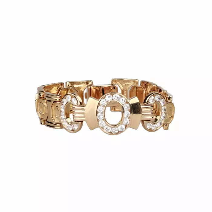 Bracelet in 18K yellow gold in the style of Chanel