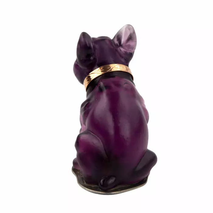 Verrerie Imperiale, miniature Bouledogue Français. 