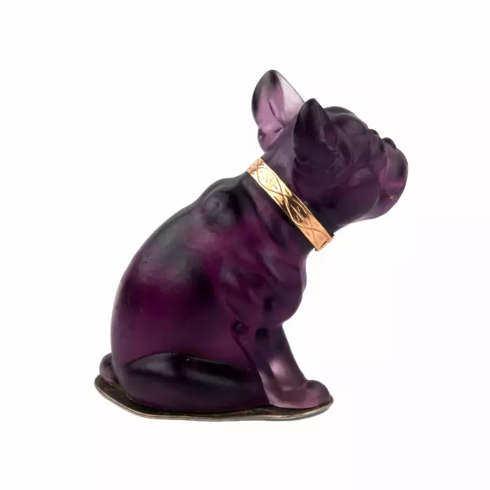 Verrerie Imperiale, miniature Bouledogue Français. 