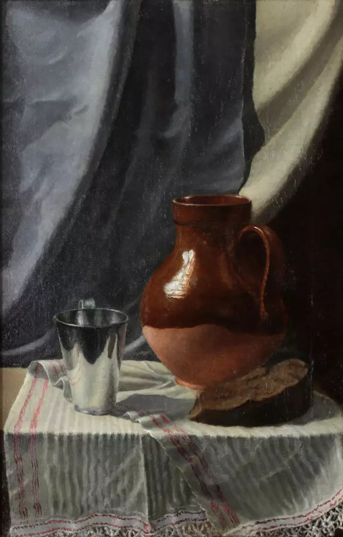 Peinture Nature morte avec une cruche. Konstantin Ronchevsky. 