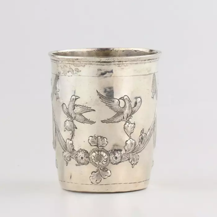 Русская серебряная стопка. 1791г.