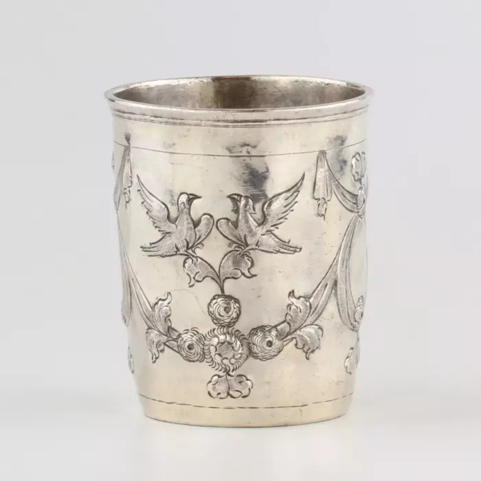 Русская серебряная стопка. 1791г.