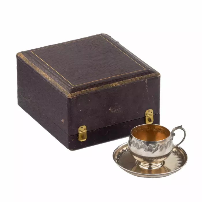 Coffee and chocolate pair in a box. 