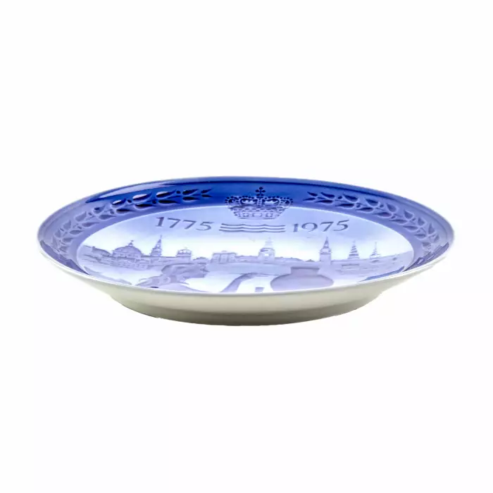 Anniversary porcelain plate Royal Copenhagen. 